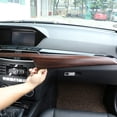 thumbnail image 3 of TINKI ABS Pine Wood Grain Car Center Console Dashboard Cover Panel for Mercedes Benz C Class W204 2010-2013 Left Hand Drive Accessories, Carbon Fiber Look, 3 of 8