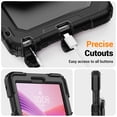 thumbnail image 7 of for Lenovo Tab One 8.7/ Tab K9 Case 8.7 inch 2025, 360 Rotating Shockproof Cover with Stand, Handle, Shoulder Strap, Black, 7 of 7