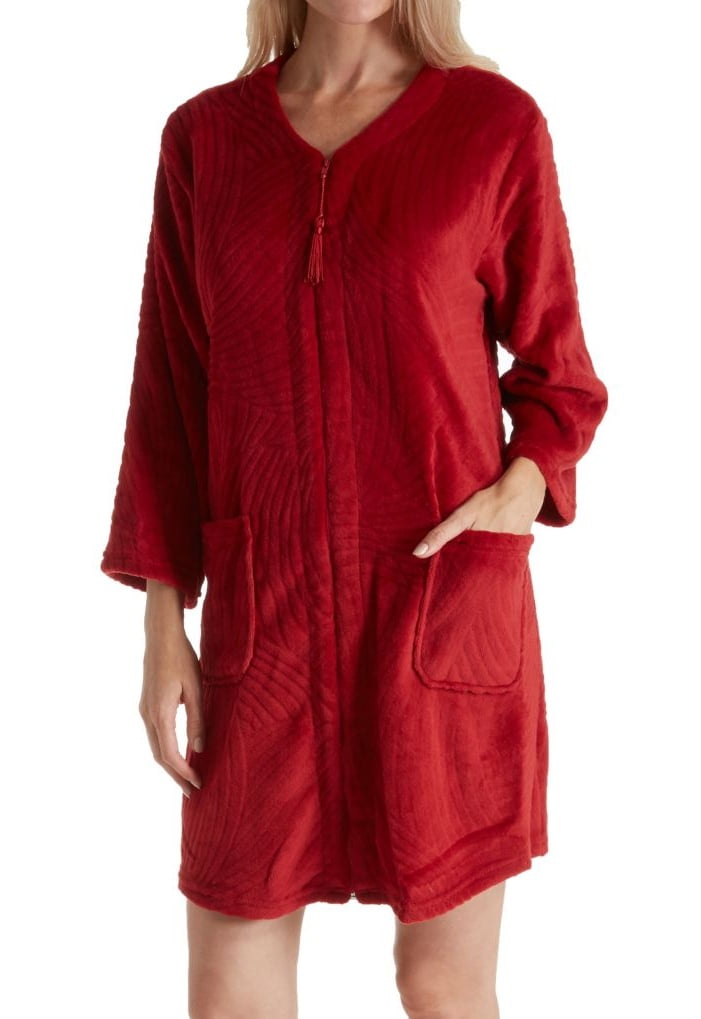 Miss Elaine - Women's Miss Elaine 836547 Jacquard Cuddle Fleece Short