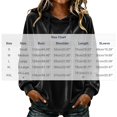 thumbnail image 3 of Hurxie Women Casual Hoodie Velour Long Sleeves Fashion Pullover Loose Fit Tunic Winter Tops Comfy Shirts, 3 of 7