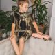 thumbnail image 4 of Balery Ancient Skull Cave Landscape Conjunto de Pijama Infantil de Manga Corta con Estampado – Ropa de Dormir de Algodón Suave-3X-Large, 4 of 5