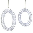thumbnail image 5 of Northlight LED Lighted Hanging Christmas Wreath Decorations - 18" - Set of 2 - Cool White Lights, 5 of 7