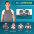 thumbnail image 4 of BraceAbility Figure 8 Clavicle Brace & Posture Corrector | Broken Collarbone Sling for Injuries & Fractures, Shoulder Support, 4 of 4