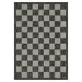 thumbnail image 4 of Indoor/Outdoor Area Rug/ Runner/ Doormat- Black&Ivory & Natural&Ivory&Natural&Black & Red & TaupeColor -Machine Washable, Weather and UV Resistant-Daisy Ivory & Black 6'6''x9', 4 of 5