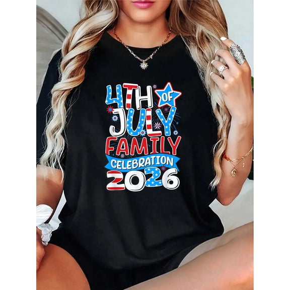 4th of July Crew Family Celebration 2026 T-Shirt