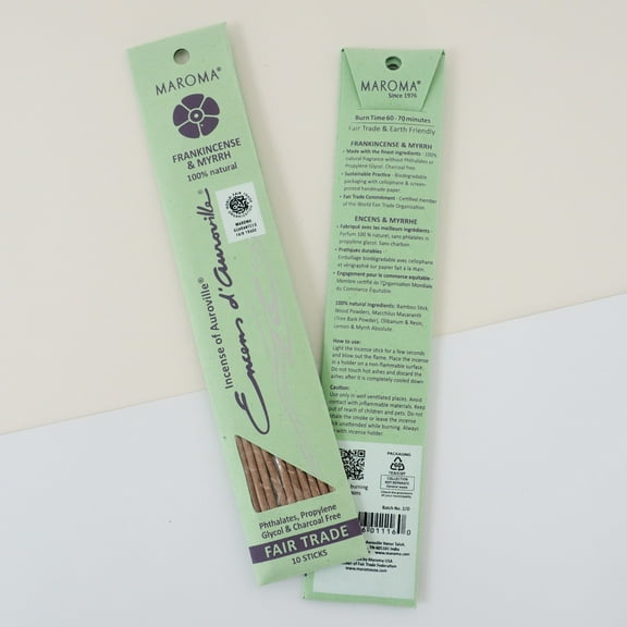 Maroma EDA Incense Frankincense & Myrrh 10 Stick