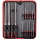 thumbnail image 1 of File Set, 16 Carbon Steel Files, 200 Mm Files, Semi-Round, Round And Triangular Files For Wood, Metal, Cutting And Ceramic Fixing, 1 of 4