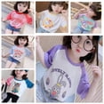 thumbnail image 2 of Camiseta para niñas, ropa de verano para bebés, camiseta de manga corta con estampado de gato y Animal, camisetas para niños, camisetas para niñas, niños pequeños, talla de ropa 130 Gao Jinjia LED, 2 of 2