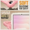 thumbnail image 5 of For Samsung Galaxy Tab S11 11 inch SM-X620/SM-X620 Case, 360 Rotatable Handle Stand, Shoulder Strap, Drop-Proof Design, Cherry Pink, 5 of 7