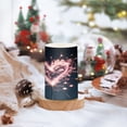 thumbnail image 5 of Set of 2 Flameless Candles Lights with Remote Control Flickering LED Candles Electric Candles for Home Decor Parties Pink Heart-shaped Sparkler, 5 of 7