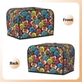thumbnail image 3 of Daiia American Football Pattern 2 slice Toaster Cover, Toaster Appliance Dust-proof Cover For Kitchen Small Appliance Dust Cover and Fingerprint Protection, 3 of 7
