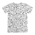 thumbnail image 3 of Ensemble de Pyjama Imprimé pour Filles, Doux, Col Rond, Taille Élastique Confortable, Tenue de Nuit Décontractée pour le Printemps et l'Été, 3 of 6