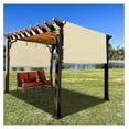 Keeomi Universal Breathable Pergola Cover Pergola Replacement Canopy