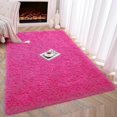 thumbnail image 3 of Furry bedside carpet, indoor floor living room carpet, 40 * 60cm, 3 of 4