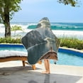 thumbnail image 3 of Yayeee Kids Hooded Towels Toddler Soft Absorbent Beach Bathing Wrap 50" x 23.5", Wooden Boat, 3 of 5