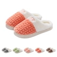 thumbnail image 2 of XIMIN Pantoufles pour Femmes Chaussures de Maison Confortables avec Mousse Mémoire Pantoufles Douces Chaudes Duveteuses Pantoufles Confortables Douces Sabots à Enfiler Hiver Automne Chaussures d'Intérieur, 2 of 5
