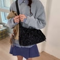 thumbnail image 4 of gcong Stylish Large Capacity Tote Bag with Elegant Bow Detail Versatile Crossbody Purse Casual Daypack Handbag for Women, 4 of 5