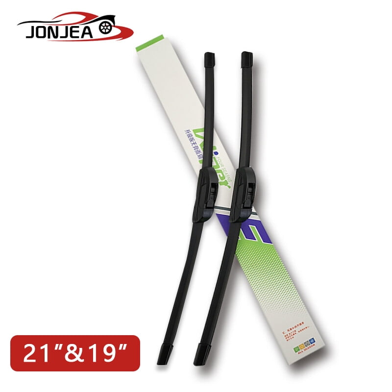 2PCS Wiper Blade Size 21" + 19" Front Left+Right Windshield Wiper Blades Set