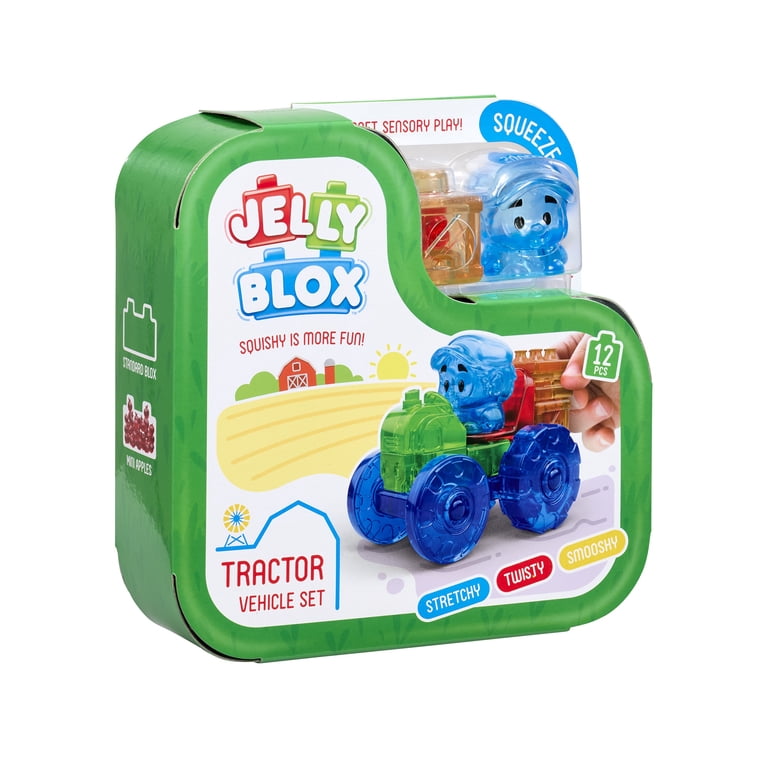 Jelly Blox Tractor Set | Toddler & Preschool Building Blocks