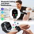 thumbnail image 5 of AI Smart Watch for Women Men 1.91" HD Touch Screen with Dual-Mode Smart Bluetooth Call and Voice Assistant 100+ Sport Modes IPX7 Waterproof Fitness Watch for Android/iPhone, 5 of 7