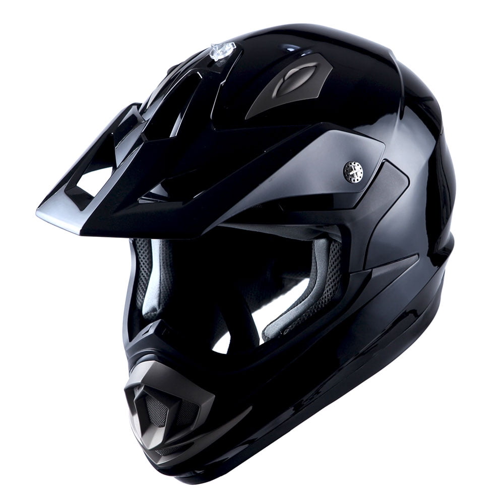 1STORM MOTORCYCLE BIKE FULL FACE HELMET HGXP14B BOOSTER GLOSSY BLACK