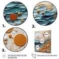 thumbnail image 3 of Designart "peaceful Sands III" Abstract Collages Floater Framed Wall Decor, 3 of 7