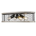 thumbnail image 2 of Golden Lighting 3171-FM24 BLK-CW 24 in. Bailey 4 Light Matte Black Flush Mount Ceiling Light, 2 of 2