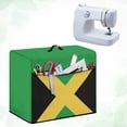 thumbnail image 3 of SEANATIVE Jamaica Flag Sewing Machine Cover with Pockets Sewing Accessories Universal for Most Standard Sewing Machines Machine Washable Home Decoration, 3 of 7