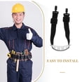 thumbnail image 4 of 5 correas universales para la barbilla de casco con banda elástica ajustable y mentonera, accesorios para casco de seguridad para uso en exteriores, 4 of 7