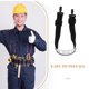 thumbnail image 4 of 5 correas universales para la barbilla de casco con banda elástica ajustable y mentonera, accesorios para casco de seguridad para uso en exteriores, 4 of 7