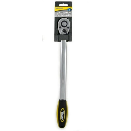 UPC: 0802090120466 | Titan Tools 12046 1/2 Inch Drive Quick-Release Offset Extra-Long Ratchet