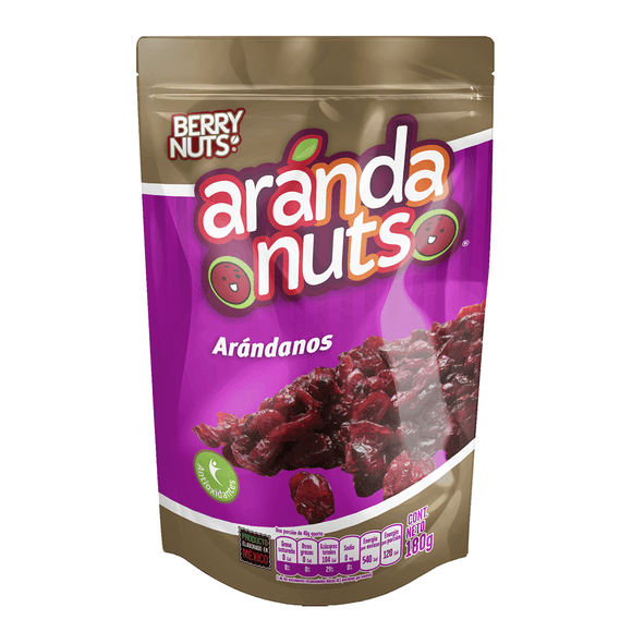 Berry Nuts Arándanos Deshidratados Naturales 180g