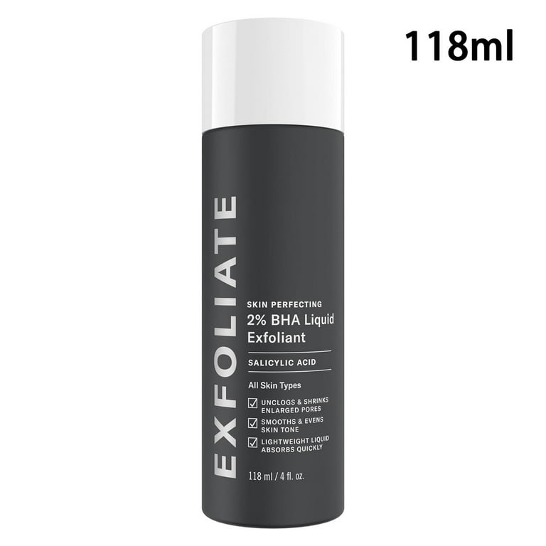 SKIN PERFECTING 2% Salicylic Acid Exfoliant - Facial Exfoliant for Blackheads, Pores