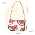 thumbnail image 3 of FORMRS Womens Shoulder Bag with Chain Strap Clutch Purse Cute Tote Handbag, Cute Watermelon, 3 of 7
