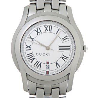 Pre-Owned Gucci 5500M Watch Stainless Steel SS Men display picture 3