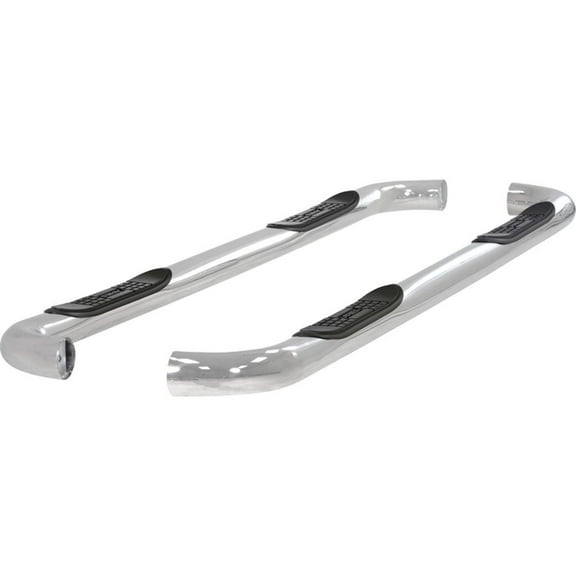 ARIES 203006-2 3-Inch Round Polished Stainless Steel Nerf Bars, No-Drill, Select Ford Excursion, F-250, F-350 Super Duty Fits select: 1999-2004 FORD F350, 1999-2009 FORD F250