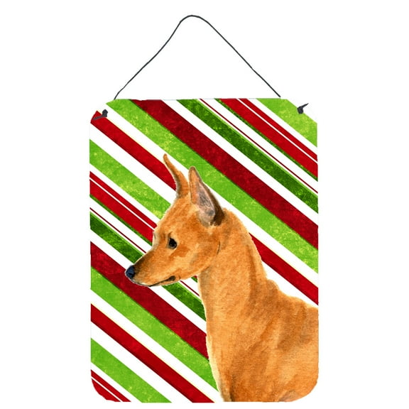 Min Pin Candy Cane Holiday Christmas Wall or Door Hanging Prints