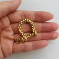thumbnail image 3 of Hebilla de anillos D de tornillo de cobre de 1 pieza para ejercicio acuáticos ejercicio libre kusrkot Hebilla de herradura de latón, 3 of 8