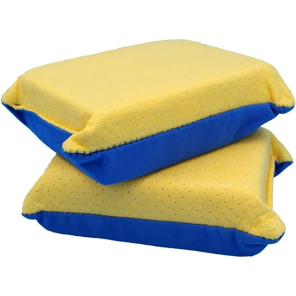 CAPTAIN CLEARIT Window Defogger Sponge (2-Pack), Extra-Large, Super Absorbent, Auto Window Cleaning Tools, No Scratch, Ideal for Mirrors Glass and Windows