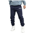 thumbnail image 1 of Pantalones deportivos holgados de punto para hombre, para otoño-invierno, estilo urbano, 1 of 4