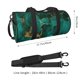 thumbnail image 2 of Fotbe Green Gold Glitter Bolsa Deportiva de Lona Plegable con Estampado, Bolsa de Gimnasio con Bolsillo Seco/Húmedo, Bolsa de Viaje Ultraligera de Gran Capacidad, 2 of 6