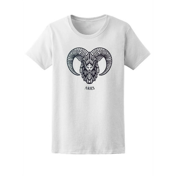 Aries Vintage Ram Sketch Tee Women's -Image by Shutterstock