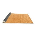 thumbnail image 2 of Ahgly Company Indoor Square Solid Orange Modern Area Rugs, 8' Square, 2 of 4