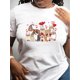 thumbnail image 1 of Women's Valentine's Day T-Shirt, Cute Animal Print, Crew Neck, Casual Knit Slight Stretch, All-SeaCamisetas para mujer, lindas camisetas con estampado gráfico, de manga corta, estilo casual, para ve, 1 of 7