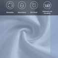 thumbnail image 5 of Pure Light Blue Cloth Napkins, Simple Solid Color Washable and Reusable Dinner Napkins Set of 8, Table Napkin for Kitchen Party Birthday Wedding Hotel Housewarming 20"x20", 5 of 8
