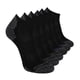 thumbnail image 1 of Calcetines para correr Skechers paquete de 6 tobilleros para hombre en color negro, 1 of 6