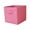 Pink, variant on RYDCOT Large Foldable Storage Bins with Handle, Decorative Storage Box for Shelves, Fabric Storage Bins, Storage Basket for Clothes, Keepsake Box