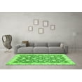 thumbnail image 3 of Ahgly Company Indoor Square Oriental Green Traditional Area Rugs, 8' Square, 3 of 4
