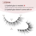 thumbnail image 2 of Pestañas postizas Onlyall Natural Lashes Look, 7 pares D1, 2 of 9