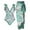 Mint Green, variant on Womens One-Piece Bikini Lace Up M-XXXL Swimsuit Long Skirt Two-Piece Sets Swimwear